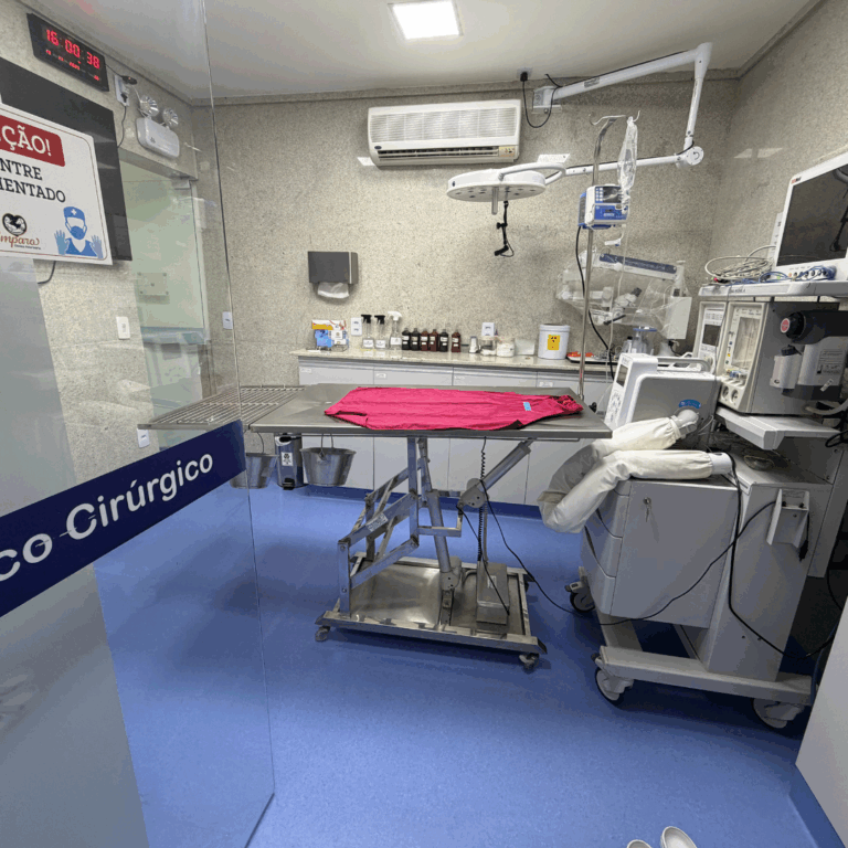 Centro cirúrgico — Hospital Veterinário Amparo